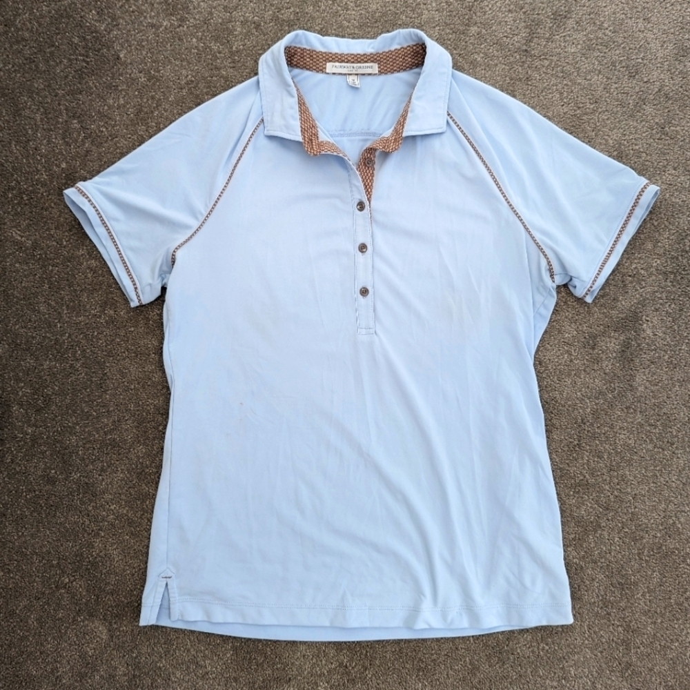 FAIRWAY & Greene Ladies light blue Tshirt size Medium